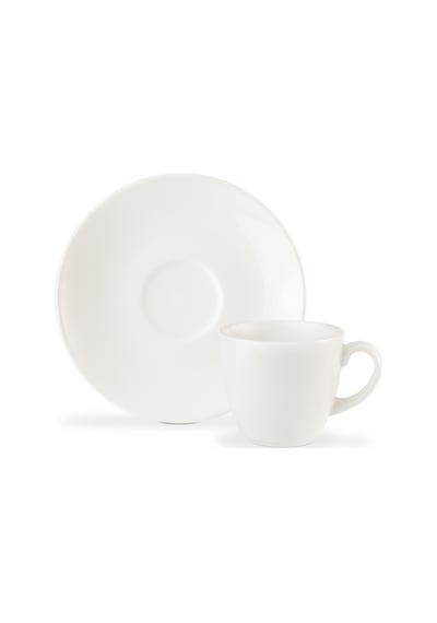 Madame Coco Benard 6 Kişilik 12 Parça Kahve Fincan Seti - Beyaz - 110 ML
