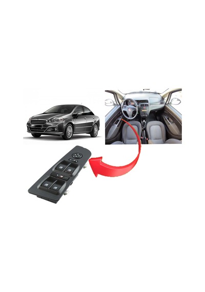 Fiat Linea Cam Düğmesi Ayna Kumandalı Çerçeveli 2007--2015