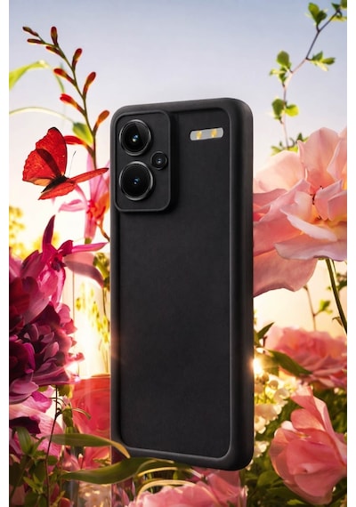 Mi Redmi Note 13 Pro Plus Uyumlu Kamera Çıkıntılı Mat Silikon Telefon Kılıfı Resimdeki