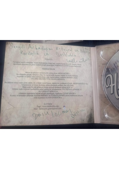 Haluk Çetin Cd Çaresi İsyan Olmuştur İmzalı