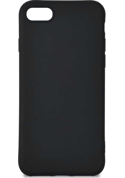 Kilifone - Apple Uyumlu iPhone Se 2020 - Kılıf Mat Soft Esnek Biye Silikon - Siyah
