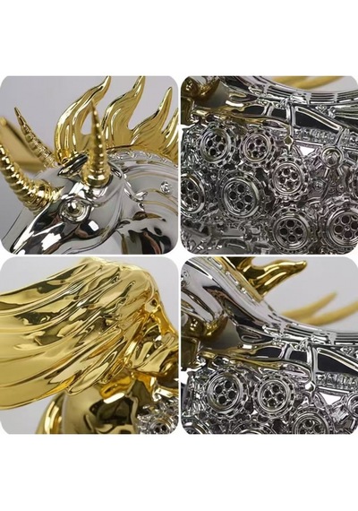 Dekoratif Unicorn Heykelcik "ımperial Stallion" 510x580x500