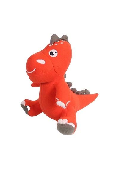 Dada Peluş Oyuncak Dino Turuncu 25 Cm Çok Renkli