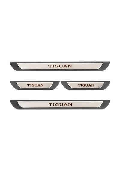Volkswagen Tiguan Uyumlu Kapı Eşiği Krom Abs 4 Parça