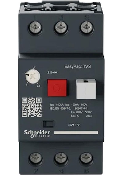 SCHNEİDER ELECTRİC Easypact Tvs Gz1E08 Motor Koruma Şalteri (2,5A-4A)