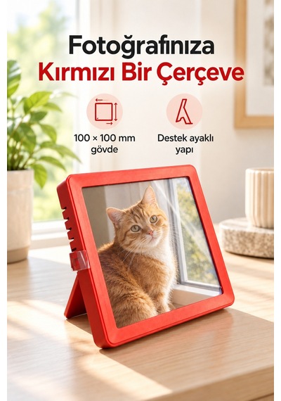 Pg Müzikli Çerçeve Kırmızı