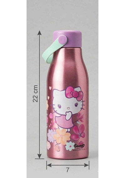 Pembe Hello Kitty Karakter Desenli Suluk