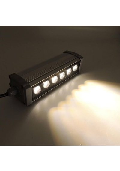 Sıva Üstü Wallwasher Lüks Asil Dekoratif Işık Show Gösteri Aydınlatma Dış Duvar Açık Alan Enerji Tasarruflu Rgb A-1002 20cm 6w Beyaz