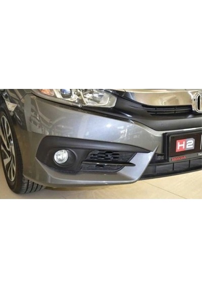 Çmk Honda Civic Fc5 2016-2020 Ön Sis Orta Çıta Piano Black