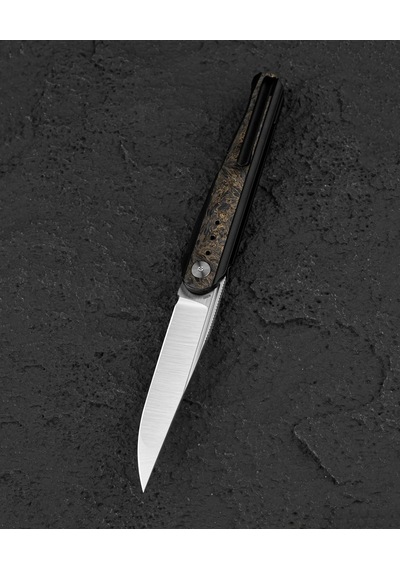Bestech Spear Phısher Bt2405d Titanyum+ Yağlı Karbon Fiber Sap M390 Kamp Çakı Çok Renkli