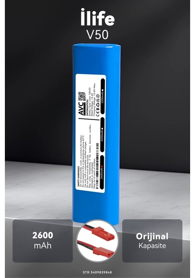İlife V50 2600mah Robot Süpürge Bataryası K.k