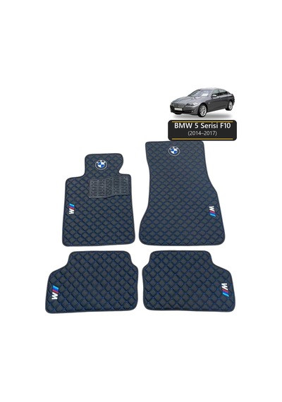 Oto Halı Paspas Bmw 5 Serisi F10 2014-2017 Uyumlu M Performance M Teknik Sport Kaymaz & Şık Tasarım - Tasarım 19