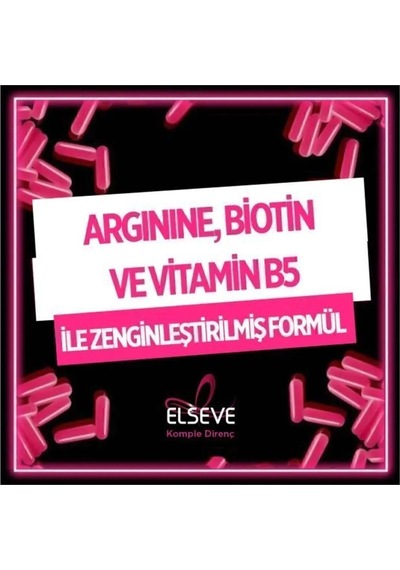 Elseve Komple Direnç Dökülme Karşıtı Bakım Kremi 390 Ml 2'li Set
