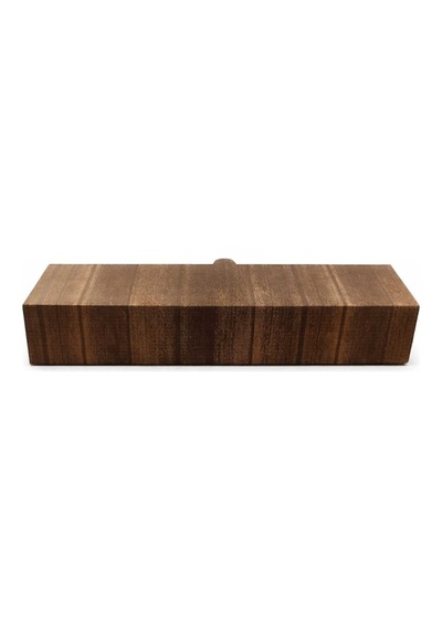 Düz Ahşap Baskılı Küçük Dürüm Kutusu 33x6,5x4,5 Cm - 100 Adet