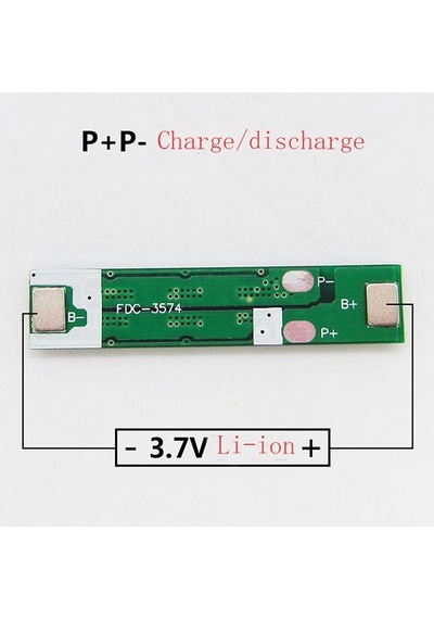 Bakayelektronik-1S 15A 3.7 V 18650 Lityum Li-Ion Bms Pil Koruma Modülü