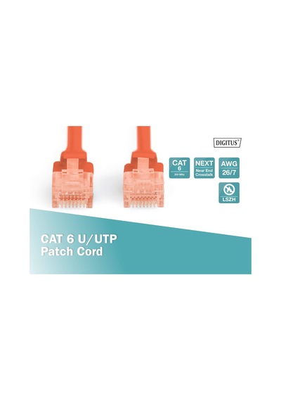 Dk-1617-010/r Professional Yüksek Kaliteli Cat 6 U/utp Ara Baglantı Kablosu - Lszh