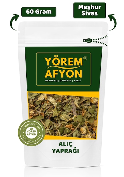 Yörem Afyon Meşhur Sivas Yeni Mahsul Alıç Yaprağı, Ekşi Muşmula, Geviş, Beyazdiken 60gr.