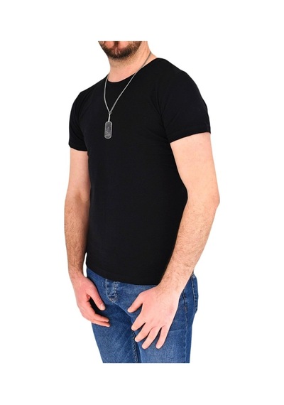 Erkek Sıfır Yaka Tişört T-383 Bgl-St01826