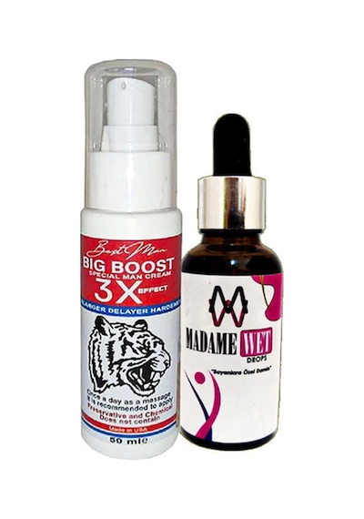 Bigboost Erkeğe 3xeffect Krem 50 Ml + Yanında 1 Şişe Madamewet Canlandırıcı İçecek