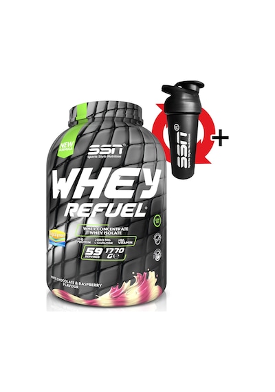 SSN Sports Style Nutrition Whey Refuel 1770 Gr (Beyaz Çikolata - Ahududu) Protein Tozu