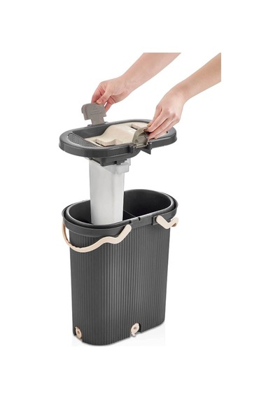 Vip Ahmet VP-601 Vipset Pro Tablet Mop Temizlik Seti 14 L Siyah