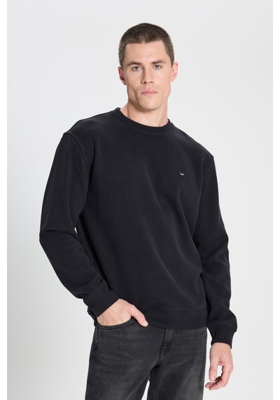 Wrangler Selanik Bisiklet Yaka Sweatshirt Black Çok Renkli