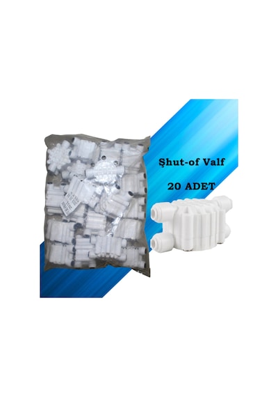 20 Adet Toptan Şhut-Of Valf 4 Yollu Quick Vana
