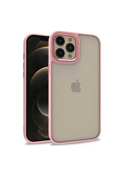 Zore İphone 12 Pro Max Uyumlu Nvth Flora Kılıf-rose Gold