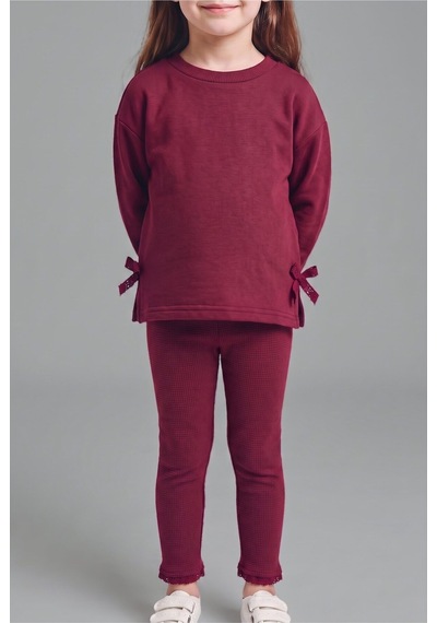Defacto 2li Takım Kız Bebek H0172a526spbr490 Bordo-br490