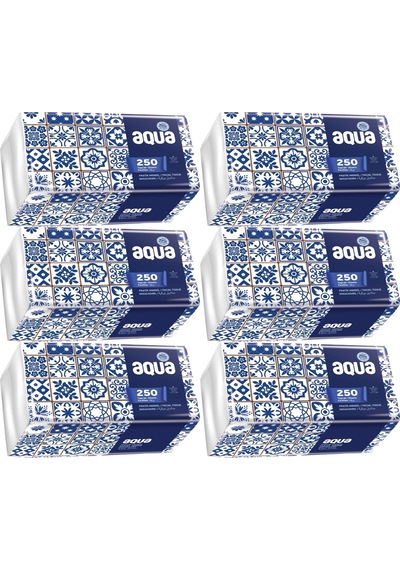 Aqua Pratik Mendil 6 x 250'lı