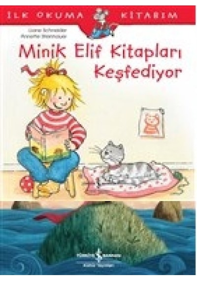Minik Elif Kitapları Keşfediyor - İlk Okuma Kitabım - Yqbx-640898