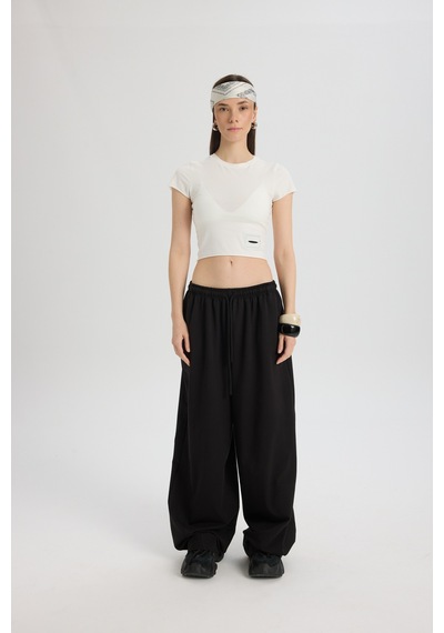 Mai Studios Co. Scarlet Siyah Crop Eşofman Takım Siyah