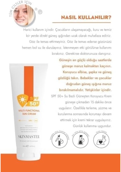 Multi Functional Güneş Kremi 50 Mililitre 0