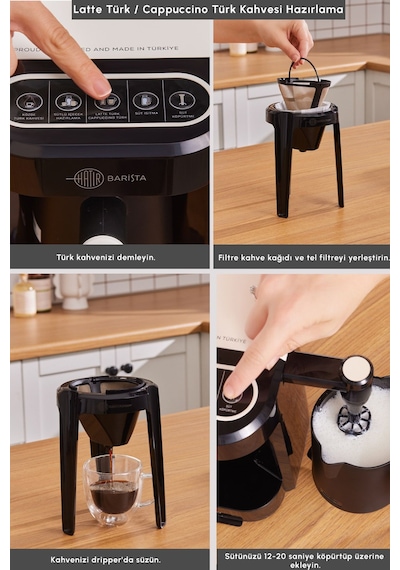 Karaca Hatır Barista Cappuccino ve Türk Kahve Makinesi