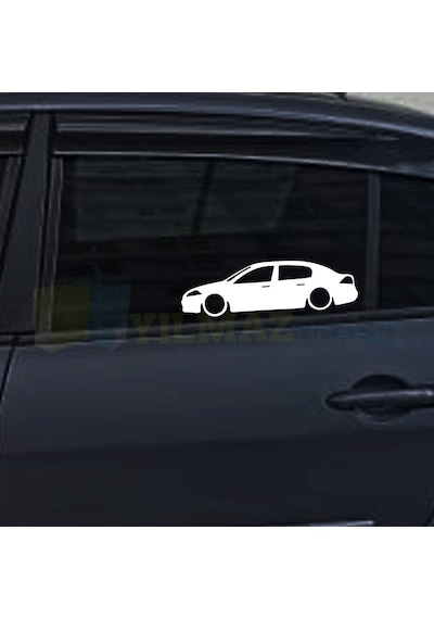 Renault Magane 2 Sedan Basık Araç Oto Sticker Yapıştırma1 Çift