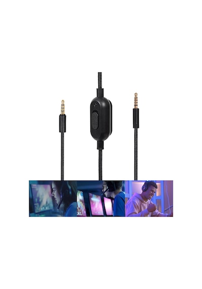 Logitech G433 G233 GPRO GPROX Uyumlu Gaming Mikrofonlu Kulaklık Ses Kablosu