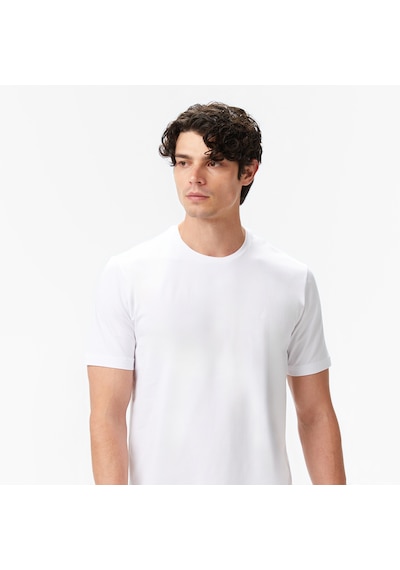Nautica Erkek Beyaz Classic Fit T-shirt Düz V55340t Beyaz