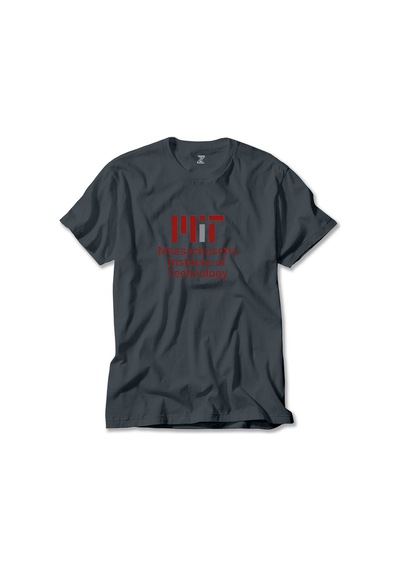 Massachusetts Institute Of Technology Logo Krem Tişört