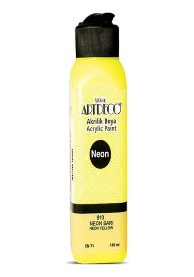 Artdeco Akrilik Boya 140 Ml Fosforlu Sarı 070R-910