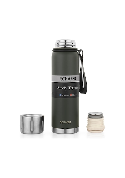 Schafer Steely Termos 750 Ml-yeşil Yeşil