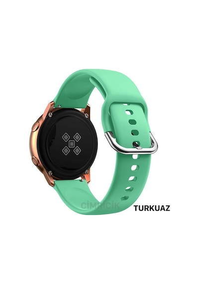 Huawei Gt2 Pro Kordon 22 Mm Metal Tokalı Silikon Kayış Bh22