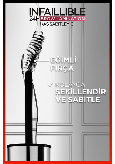 L'oréal Parıs Infaillible 24h Brow Lamination Şeffaf Kaş Sabitleyici Diğer