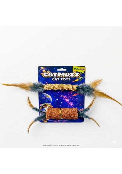 Catmozz Premium Doğal Mısır Koçanlı&doğal Örgülü Oyuncak