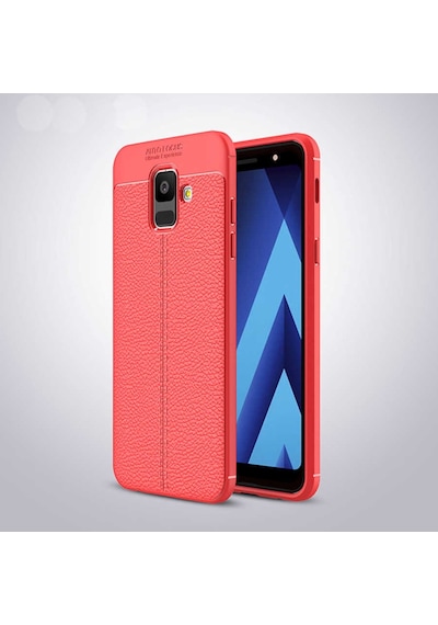 Samsung Galaxy Uyumlu A6 2018 Kilif Deri Tarzi Niss Silikon Case 389467430