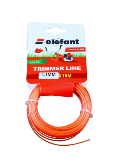 Tırpan Misinası Motorlu Tırpan Yuvarlak Misina 1,3mm X 15 Metre
