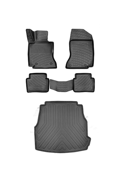 Mercedes C Serisi W206 2021 Sonrası 3d Havuzlu Paspas Ve Bagaj Havuzu Seti Rizline