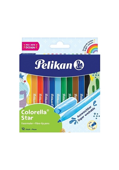 Pelikan Colorella Çift Uçlu 12li Keçeli Kalem