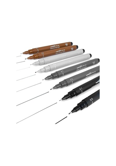 0.8 Mm Siyah Çizim Kalemi, Yüksek Kalite Ve Dayanıklılık İçin Tasarlandı