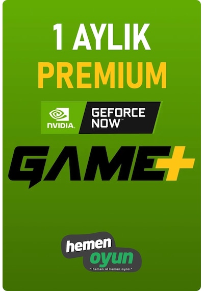 Hemenoyun Geforce Now Game+ Plus 1 Aylık Üyelik