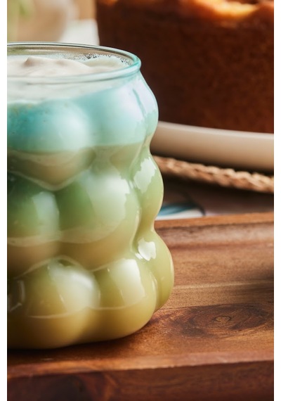 Karaca Bubble Latte Bardağı 390 Ml Yeşil Yeşil